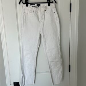 NYDJ Women's Straight Leg Jeans in White